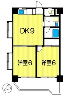 ビラKATANO【3階】の間取り
