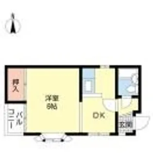 大阪府箕面市箕面2【アパート】の間取り