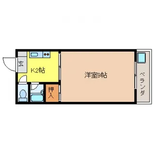 グリーンヒル西条【1階】の間取り