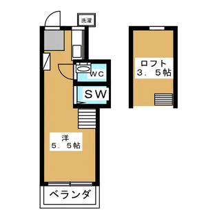 エクセル7【2階】の間取り