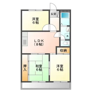 3LDKの間取り画像