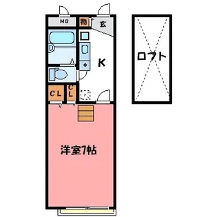 プラムバレー【2階】の間取り