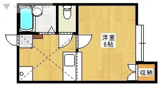 シャトー牡丹山2【2階】の間取り