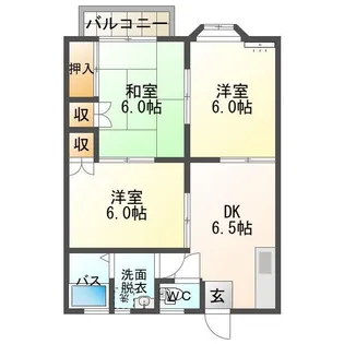 原田町28-21【1階】の間取り
