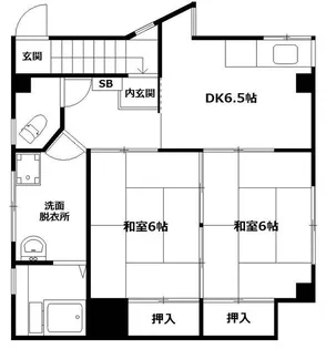 清田アパート【3階】の間取り