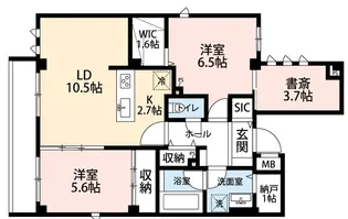 Arrivo(アリーヴォ)【3階】の間取り