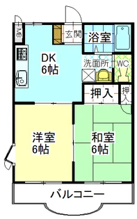 ココハウス【1階】の間取り