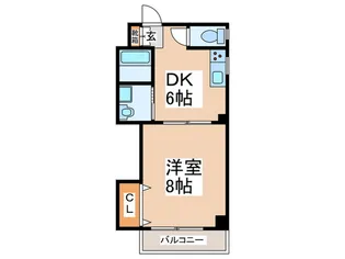ヴィラ天保山【1階】の間取り