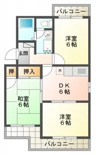 BOW&ARROW【2階】の間取り