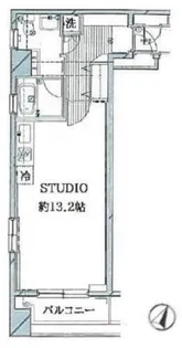 フォーディアル南池袋【6階】の間取り