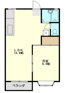 ヴィレッジコマ【2階】の間取り
