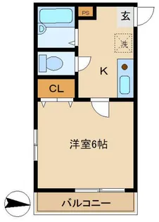 第56シンエイビル【3階】の間取り