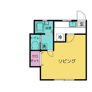 ドエル西【1階】の間取り