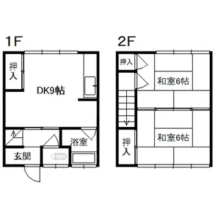 松原ハイツ【1階】の間取り