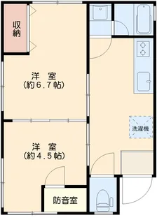 小日向テラス【1階】の間取り