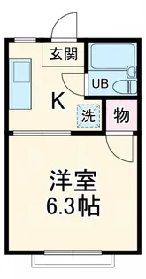 ジュネスホープ【2階】の間取り