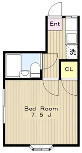 アップルハイツ【2階】の間取り