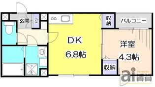 東京都練馬区関町北3【アパート】の間取り