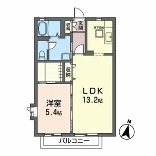 オンワード・イン【1階】の間取り
