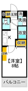 The MODERN学南町【1階】の間取り