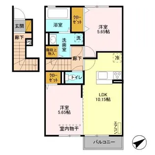 千葉県茂原市小林【アパート】の間取り