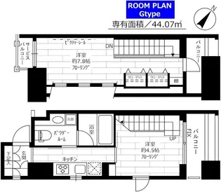 ステージグランデ新川【12階】の間取り