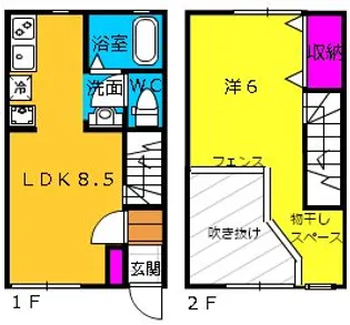 静岡県浜松市中央区半田町【一戸建】の間取り