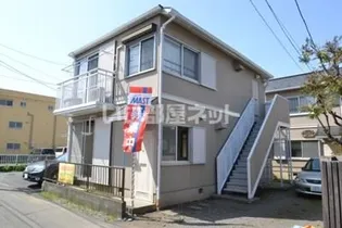 ツインハイムB【1階】の外観