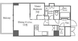 東京都新宿区原町3【マンション】の間取り