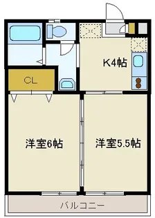 パルティ長町南【1階】の間取り