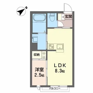 シャーメゾン旅籠町【2階】の間取り