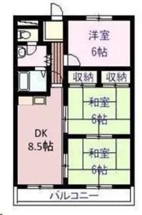 グリーンプラザ【3階】の間取り