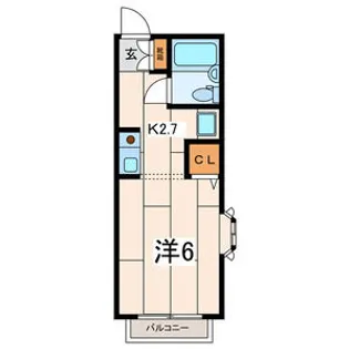 メゾン・ド東白楽【1階】の間取り