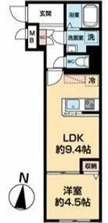 東京都品川区中延2【マンション】の間取り