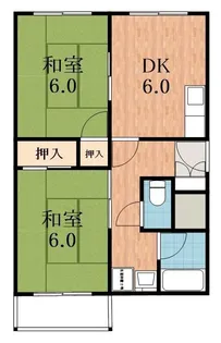 苗代台ハイツ【1階】の間取り