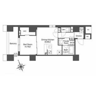 コンフォリア西荻窪【9階】の間取り