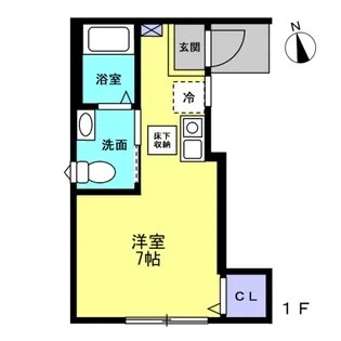WoodpalVillage大森【1階】の間取り