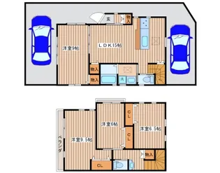 広島県広島市東区牛田早稲田1【一戸建】の間取り