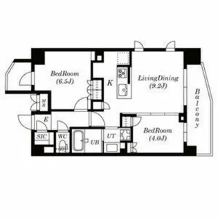東京都港区白金6【マンション】の間取り