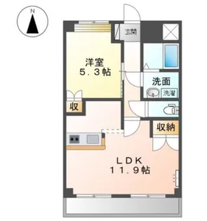 メゾン☆エトワール【2階】の間取り