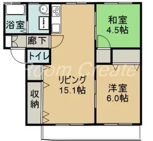 アネックスみやび【2階】の間取り