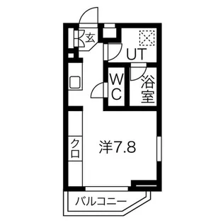 エクセリア千歳船ベルデ【1階】の間取り
