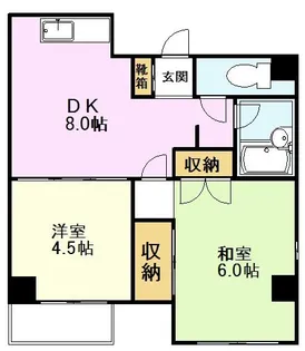 東京都国立市青柳1【マンション】の間取り