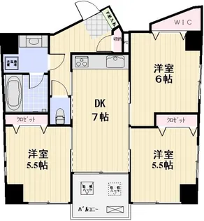 プロスペクト町屋【2階】の間取り