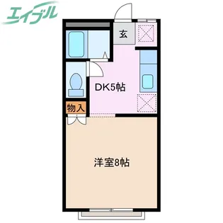 セピアコートA棟【1階】の間取り