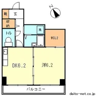 Kourt K1【13階】の間取り
