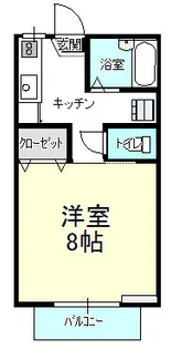 ルンビニ苑【1階】の間取り