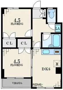 プチ・キャラミ【3階】の間取り