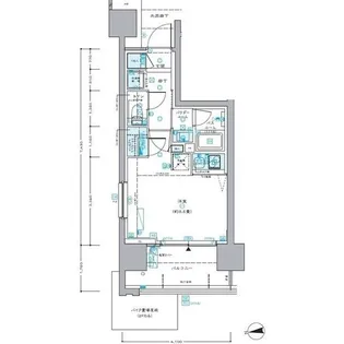 東京都新宿区新宿1【マンション】の間取り