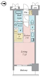 クリオ赤羽壱番館【8階】の間取り